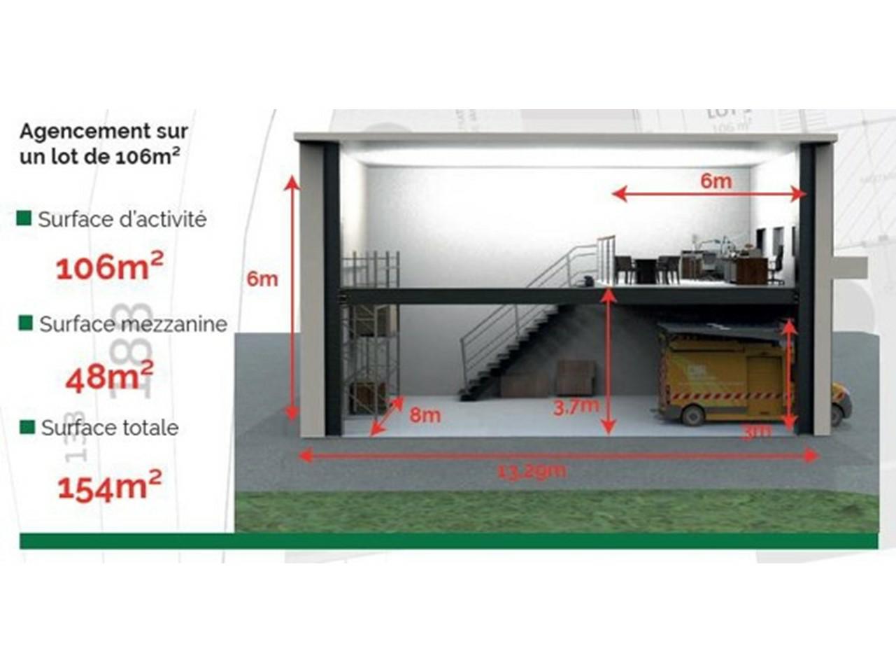 Local d'activité Mions 154m² Location local d'activité Mions Rhône OLACT2201626 6
